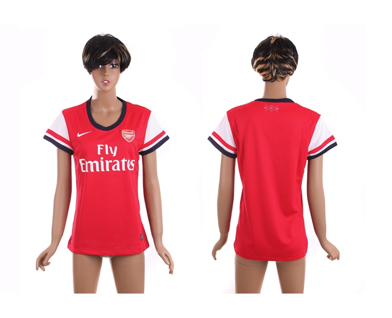 2013-14 Arsenal Home Women Thailand Jerseys
