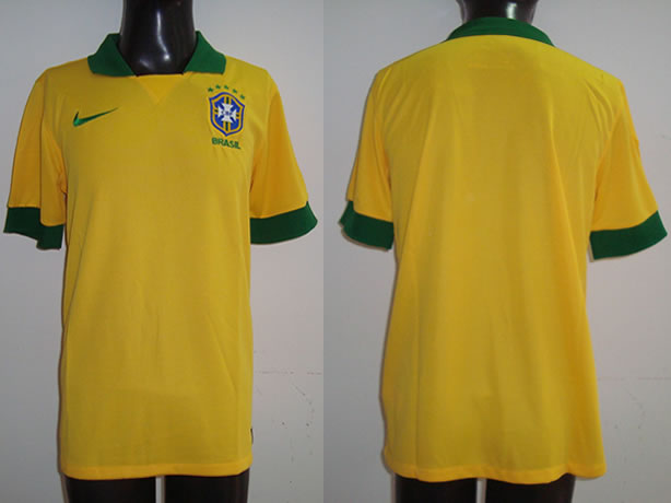 2013-14 Brazil Home Thailand Jerseys