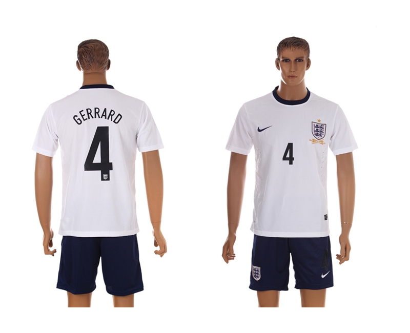 2013-14 England 4 Gerrard Home Jerseys 2013-14 England 4 Gerrard Home Jerseys