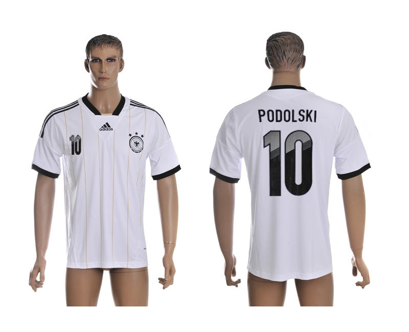 2013-14 Germany 10 Podolski Home Thailand Jerseys