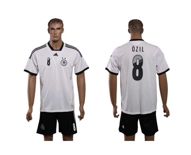 2013-14 Germany 8 Ozil Home Jerseys