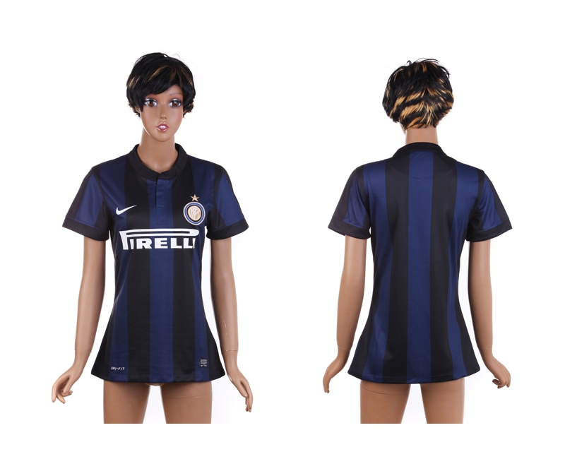 2013-14 Inter Milan Home Women Thailand Jerseys