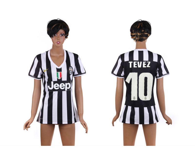 2013-14 Juventus 10 Tevez Home Women Thailand Jerseys