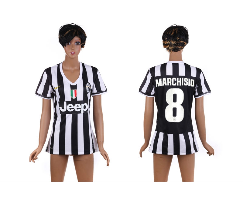 2013-14 Juventus 8 Marchisio Home Women Thailand Jerseys