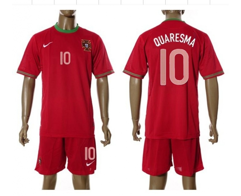 2013-14 Portugal 10 Quaresma Home Jerseys