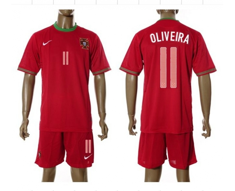 2013-14 Portugal 11 Oliveira Home Jerseys