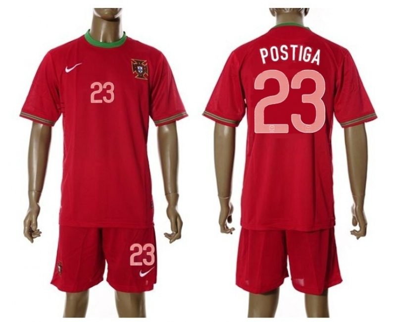 2013-14 Portugal 23 Postiga Home Jerseys