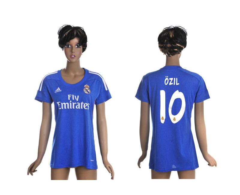 2013-14 Real Madrid 10 Ozil Away Women Thailand Jerseys