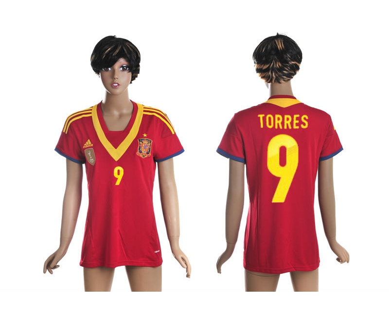 2013-14 Spain 9 Torres Home Women Thailand Jerseys