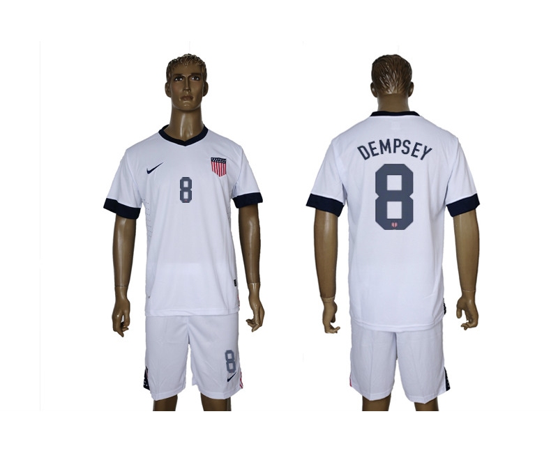 2013-14 USA 8 Dempsey Home Jerseys