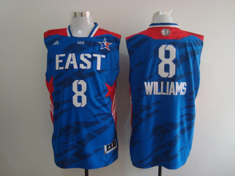 2013 All Star East 8 Williams Blue Jerseys