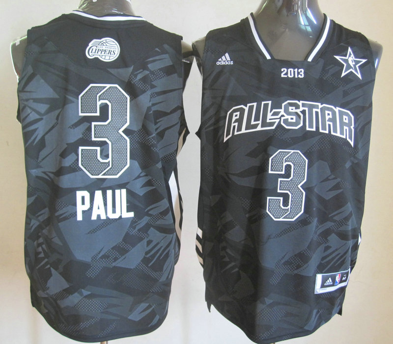 2013 All Star West 3 Paul Black Jerseys
