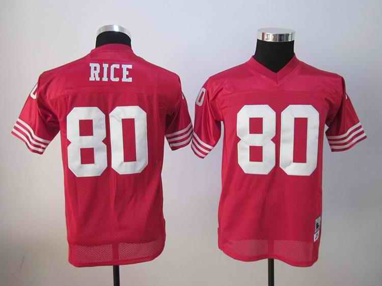 49ers 80 Rice red kids Jerseys