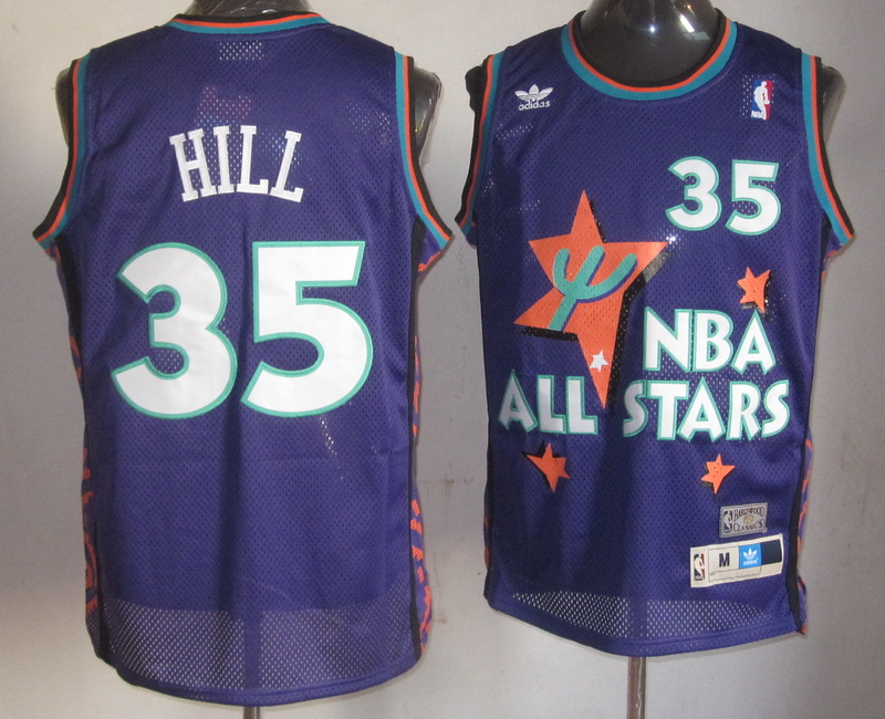 ALL Star 35 Hill Purple 1995 m&n Jerseys