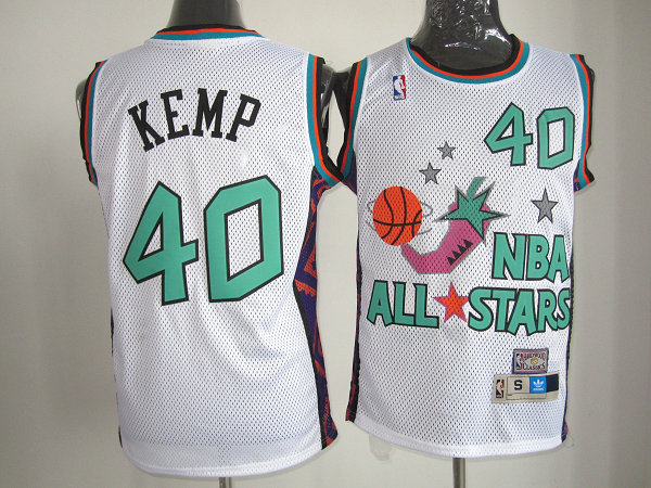 ALL Star 40 Kemp White 1995 m&n Jerseys
