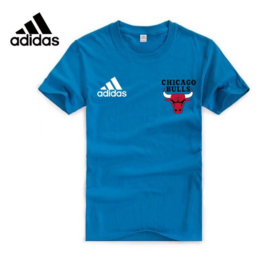 Adidas Chicago Bulls blue T-Shirt - Click Image to Close