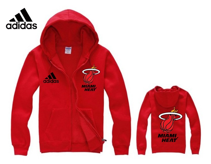 Adidas Miami Heat red Hoodies