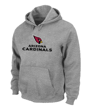 Arizona Cardinals Authentic Logo Pullover Hoodie Grey Arizona Cardinals Authentic Logo Pullover Hoodie Grey