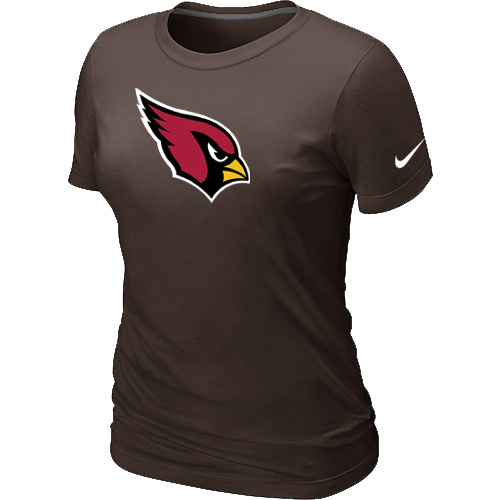 Arizona Cardinals Brown Women's Logo T-Shirt