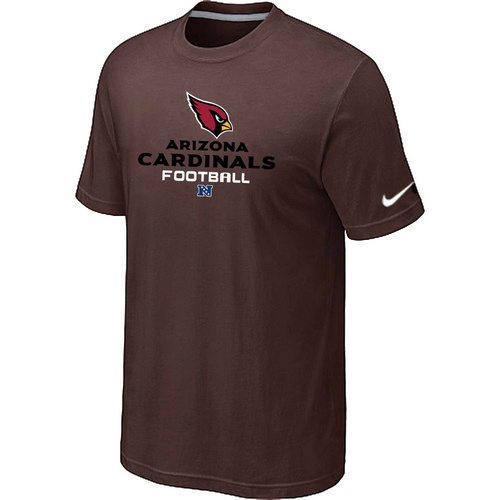 Arizona Cardinals Critical Victory Brown T-Shirt