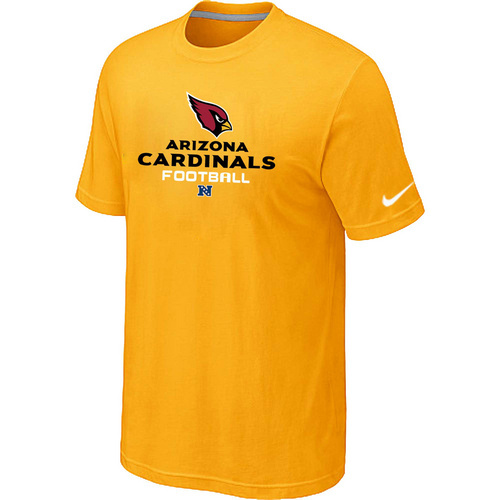Arizona Cardinals Critical Victory Yellow T-Shirt