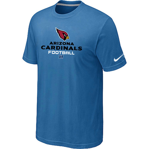 Arizona Cardinals Critical Victory light Blue T-Shirt