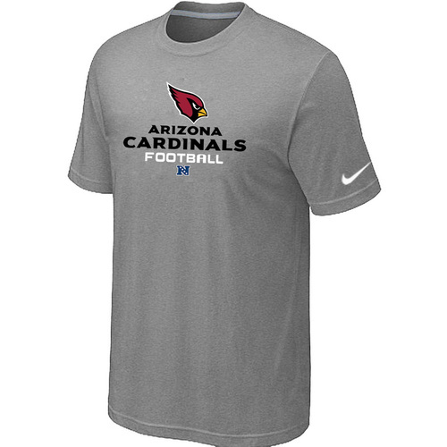 Arizona Cardinals Critical Victory light Grey T-Shirt