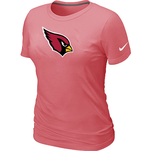 Arizona Cardinals Pink Women's Logo T-Shirt