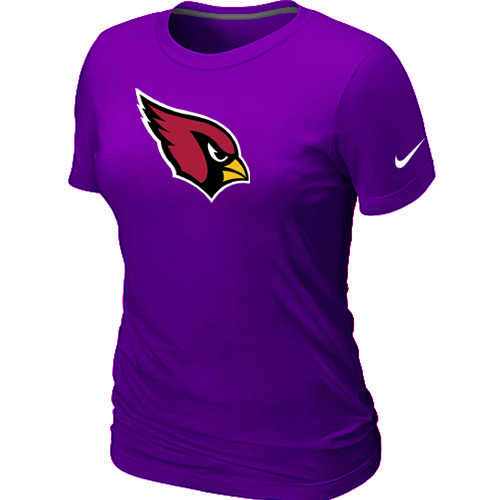 Arizona Cardinals Purple Women's Logo T-Shirt