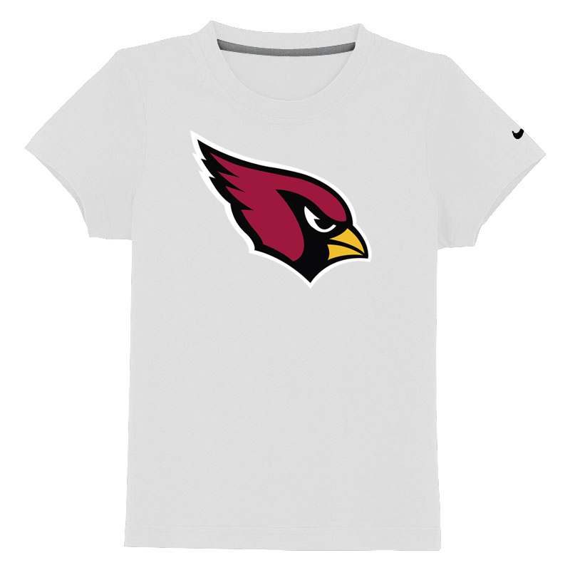 Arizona Cardinals Sideline Legend Authentic Logo Youth T-Shirt White - Click Image to Close