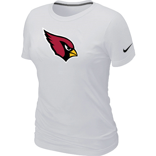 Arizona Cardinals White Women's Logo T-Shirt