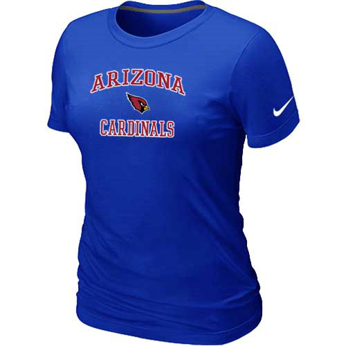 Arizona Cardinals Women's Heart & Sou Bluel T-Shirt