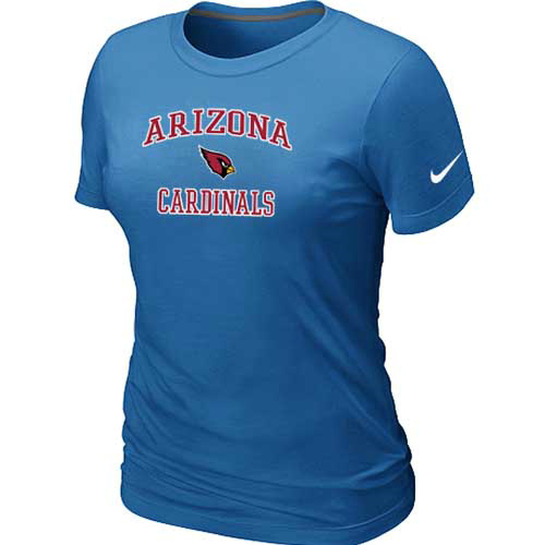 Arizona Cardinals Women's Heart & Sou L.bluel T-Shirt