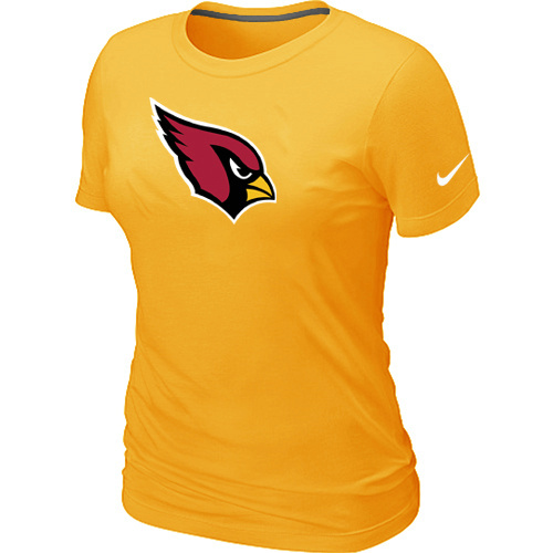 Arizona Cardinals Yellow Women's Logo T-Shirt