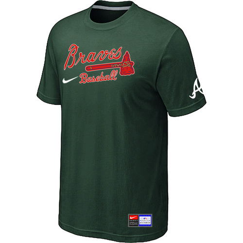 Atlanta Braves D.Green Nike Short Sleeve Practice T-Shirt