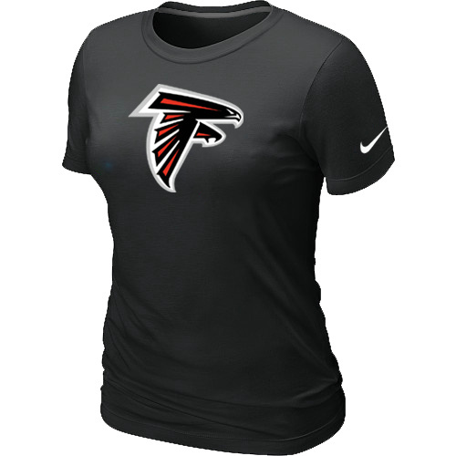 Atlanta Falcons Black Women's Logo T-Shirt