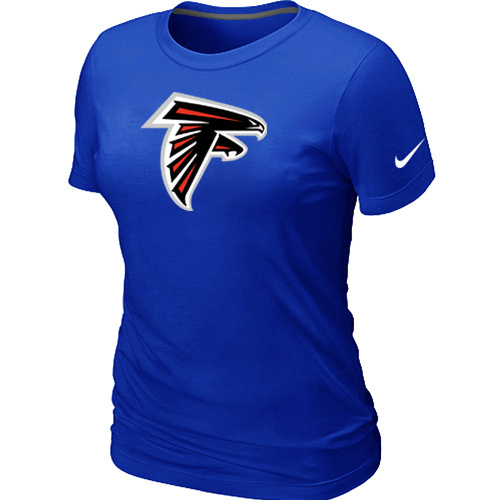 Atlanta Falcons Blue Women's Logo T-Shirt