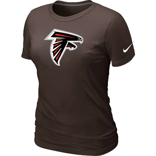Atlanta Falcons Brown Women's Logo T-Shirt