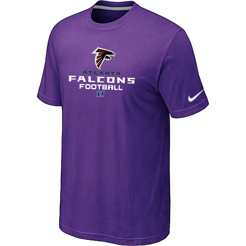 Atlanta Falcons Critical Victory Purple T-Shirt
