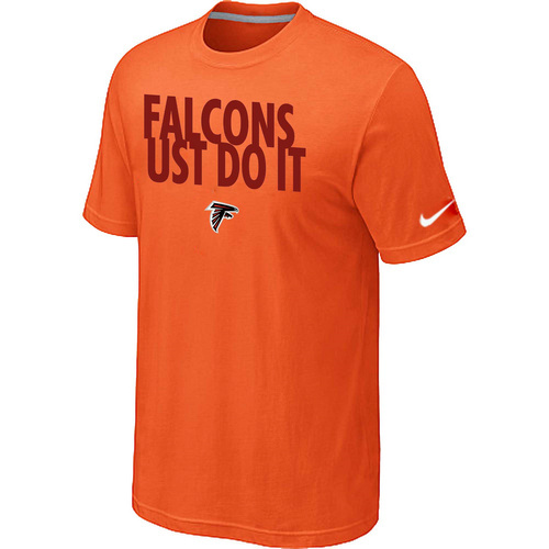 Atlanta Falcons Just Do It Orange T-Shirt