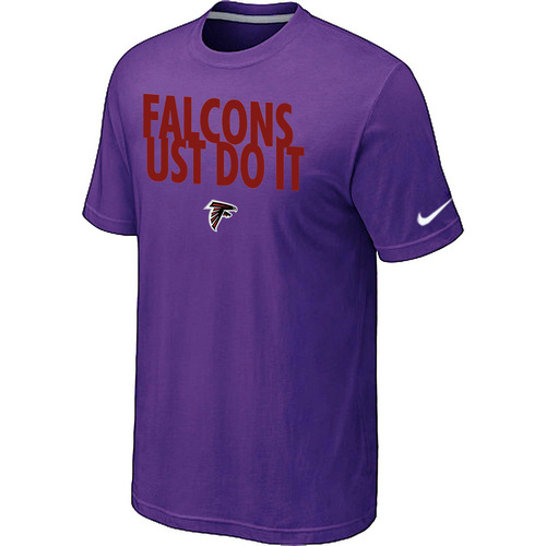 Atlanta Falcons Just Do It Purple T-Shirt