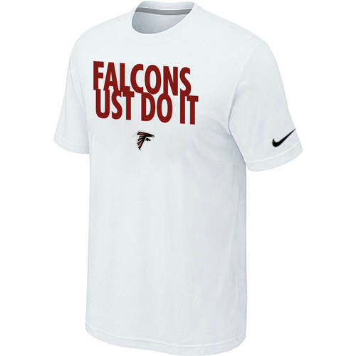 Atlanta Falcons Just Do It White T-Shirt