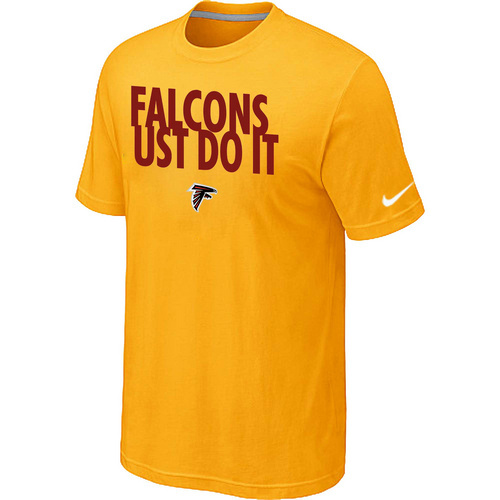 Atlanta Falcons Just Do It Yellow T-Shirt