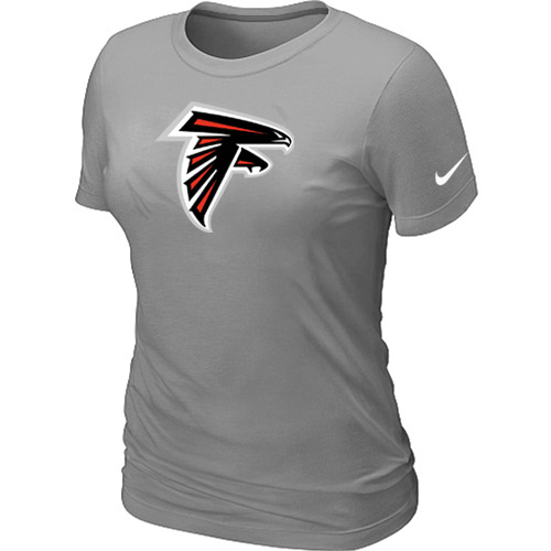 Atlanta Falcons L.Grey Women's Logo T-Shirt