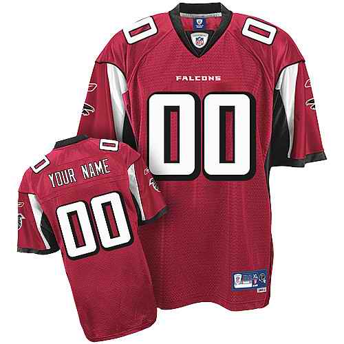 Atlanta Falcons Men Customized red Jersey