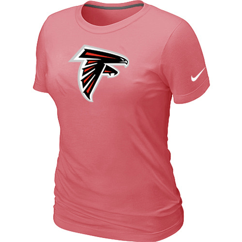 Atlanta Falcons Pink Women's Logo T-Shirt
