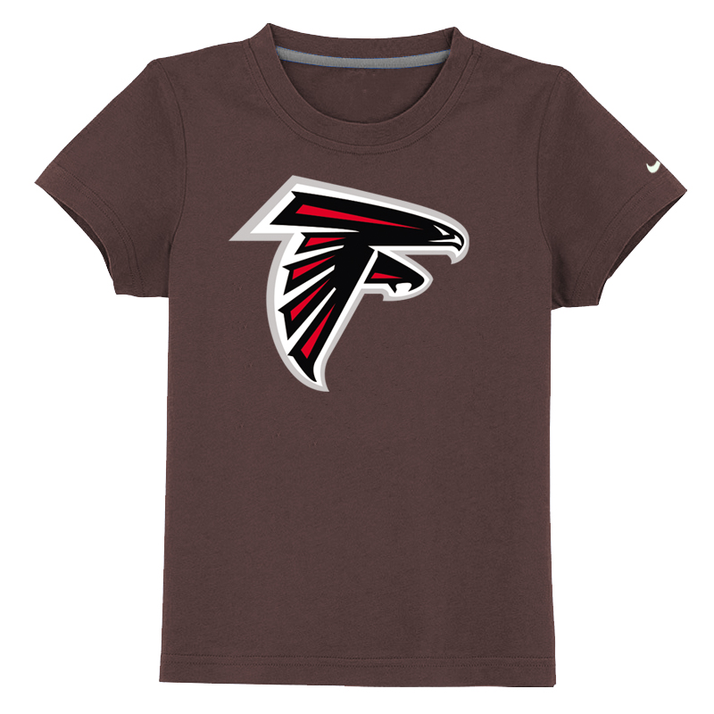 Atlanta Falcons Sideline Legend Authentic Logo Youth T-Shirt Brown