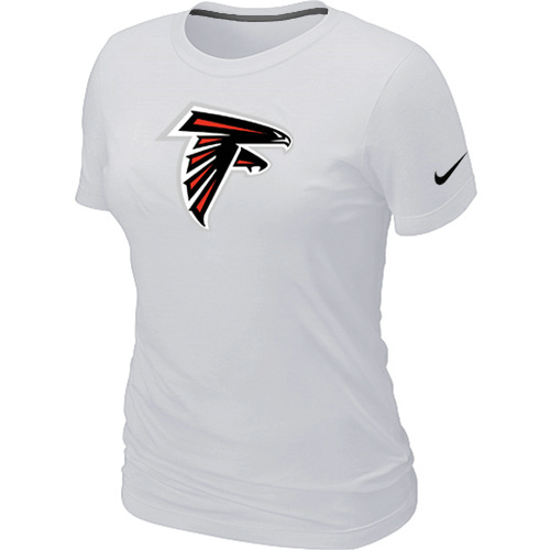 Atlanta Falcons White Women's Logo T-Shirt