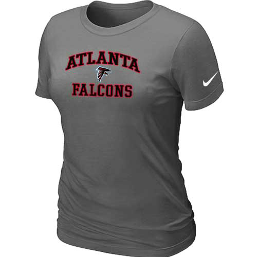 Atlanta Falcons Women's Heart & Soul D.Grey T-Shirt