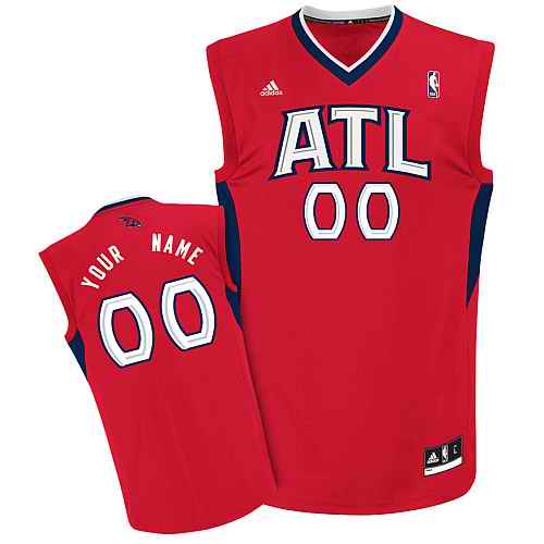 Atlanta Hawks Youth Custom red Jersey